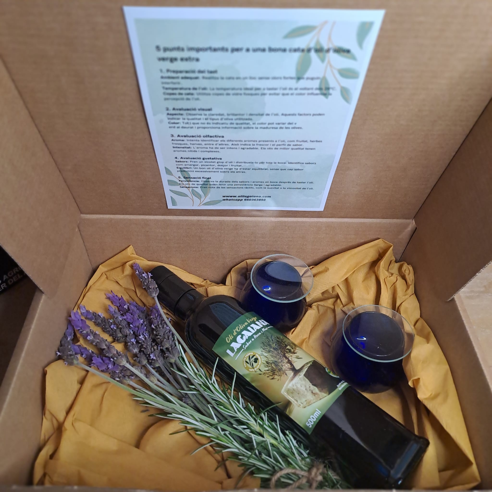 Pack Cata Inicio, Inicio, Olilagaiana - Tienda de aceite de oliva virgen extra